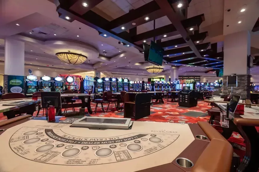 Casino gaming floor at River Cree Resort and Casino, Enoch